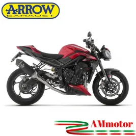 Arrow Triumph Steeet Triple 765 / RS 2023 Kit Scarico Completo Moto Veloce Alluminio Nero Racing
