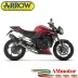Arrow Triumph Steeet Triple 765 / RS 2023 Kit Scarico Completo Moto Veloce Alluminio Nero Omologato