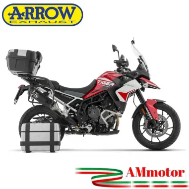 Arrow Triumph Tiger 850 / 900 20 - 2023 Terminale Di Scarico Moto Marmitta Veloce Alluminio Nero Omologato