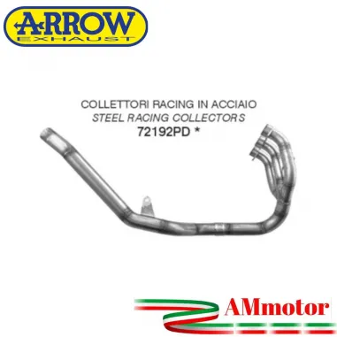 Triumph Tiger 850 / 900 20 - 2023 Arrow Moto Collettori Di Scarico Racing No Kat