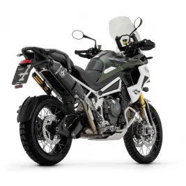 Arrow Triumph Tiger 1200 Terminale Di Scarico Moto Marmitta Veloce Alluminio Nero Racing Con Paracalore 2