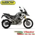 Arrow Triumph Tiger 1200 Terminale Di Scarico Moto Marmitta Veloce Alluminio Nero Omologato Con Paracalore