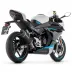 Arrow CF Moto 450NK / 450SR Terminale Di Scarico Moto Indy Race Evo Alluminio Nero Omologato