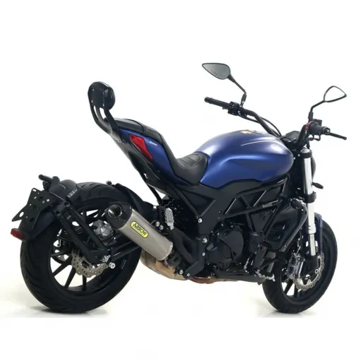 Arrow Benelli 502 C 19 - 2020 Terminale Di Scarico Moto Marmitta Works Titanio Omologato