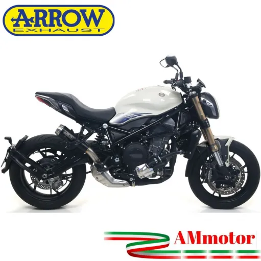 Arrow Benelli 752 S 19 - 2020 Terminale Di Scarico Moto Marmitta Pro-Race Nichrom Dark Omologato