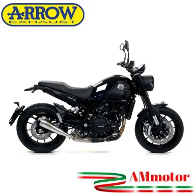 Arrow Benelli Leoncino 500 17 - 2020 Terminale Di Scarico Moto Marmitta Pro-Race Nichrom Omologato