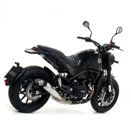 Arrow Benelli Leoncino 500 17 - 2020 Terminale Di Scarico Moto Marmitta Pro-Race Nichrom Omologato 2