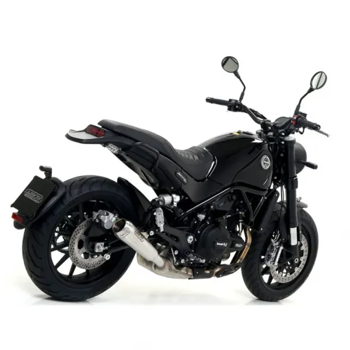Arrow Benelli Leoncino 500 17 - 2020 Terminale Di Scarico Moto Marmitta Pro-Race Nichrom Omologato