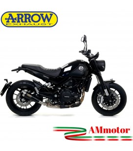 Arrow Benelli Leoncino 500 17 - 2020 Terminale Di Scarico Moto Marmitta Pro-Race Nichrom Dark Omologato