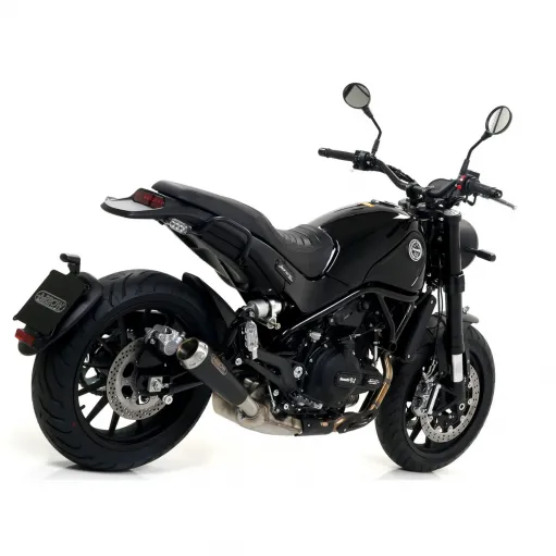 Arrow Benelli Leoncino 500 17 - 2020 Terminale Di Scarico Moto Marmitta Pro-Race Nichrom Dark Omologato