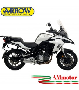 Arrow Benelli Trk 502 17 - 2020 Terminale Di Scarico Moto Marmitta Race-Tech Alluminio Omologato