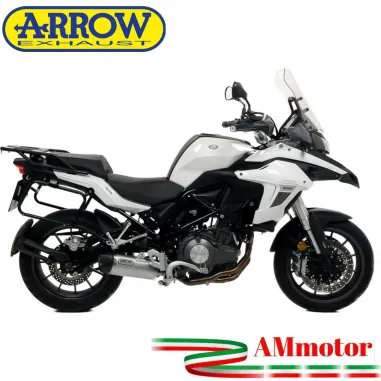 Arrow Benelli Trk 502 17 - 2020 Terminale Di Scarico Moto Marmitta Race-Tech Alluminio Omologato
