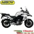 Arrow Benelli Trk 502 17 - 2020 Terminale Di Scarico Moto Marmitta Race-Tech Alluminio Omologato