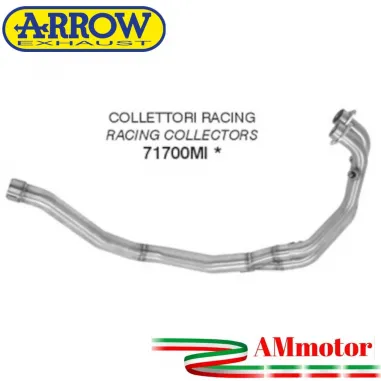 Benelli Trk 502 X 18 - 2020 Arrow Moto Collettori Di Scarico Racing In Acciaio