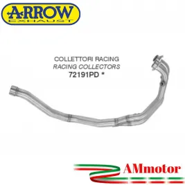 Benelli Trk 502 X 21 - 2023 Arrow Moto Collettori Di Scarico Racing In Acciaio