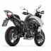 Arrow Benelli Trk 702 / 702X Terminale Di Scarico Moto Marmitta Indy Race Evo Alluminio Nero Omologato