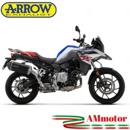 Arrow Bmw F 750 GS Terminale Di Scarico Moto Marmitta Sonora Titanio Nero Omologato