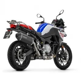 Arrow Bmw F 750 GS Terminale Di Scarico Moto Marmitta Sonora Titanio Nero Omologato 2