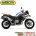 Arrow Bmw F 750 GS Terminale Di Scarico Moto Marmitta Sonora Titanio Nero Racing