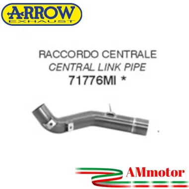 Raccordo Centrale Bmw F 750 GS Arrow Moto Collettore Racing Tubo Elimina Catalizzatore