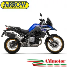 Arrow Bmw F 850 GS Terminale Di Scarico Moto Marmitta Sonora Titanio Nero Racing
