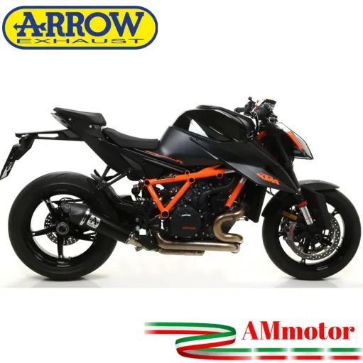 Terminale Di Scarico Arrow Ktm 1290 SuperDuke R 20 - 2023 Slip-On X-Kone Dark Moto