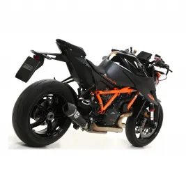 Terminale Di Scarico Arrow Ktm 1290 SuperDuke R 20 - 2023 Slip-On X-Kone Dark Moto 2