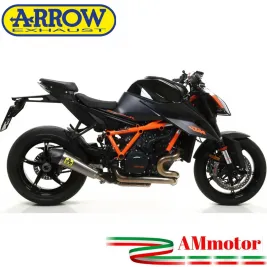 Terminale Di Scarico Arrow Ktm 1290 SuperDuke R 20 - 2023 Slip-On X-Kone Titanio Moto