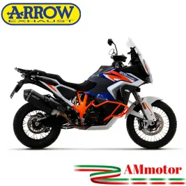 Arrow Ktm 1290 Super Adventure S / R 21 - 2024 Terminale Di Scarico Moto Sonora Titanio Nero Racing