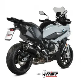 Mivv Bmw S 1000 XR 20 - 2024 Terminale Di Scarico Moto Marmitta Delta Race Inox Nero Omologato 2