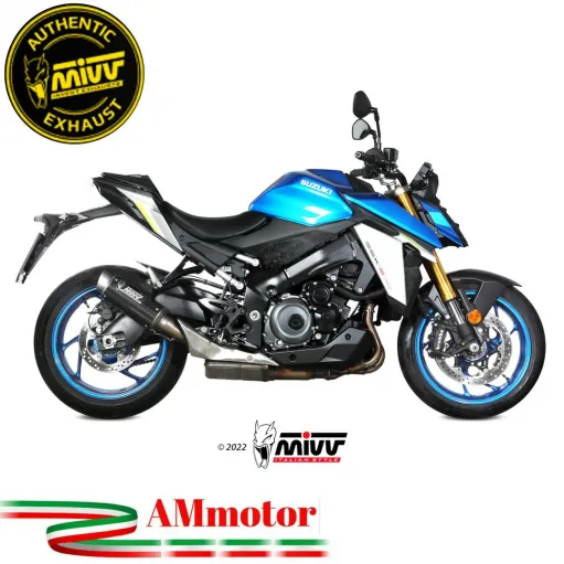 Mivv Suzuki Gsx-S 950 Terminale Di Scarico Moto Marmitta Gp Pro Carbonio Omologato