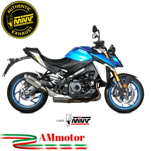 Mivv Suzuki Gsx-S 950 Terminale Di Scarico Moto Marmitta Gp Pro Titanio Omologato