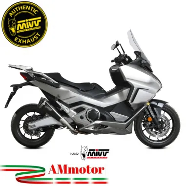 Mivv Honda Forza 750 Terminale Di Scarico Moto Delta Race Inox Nero Omologato
