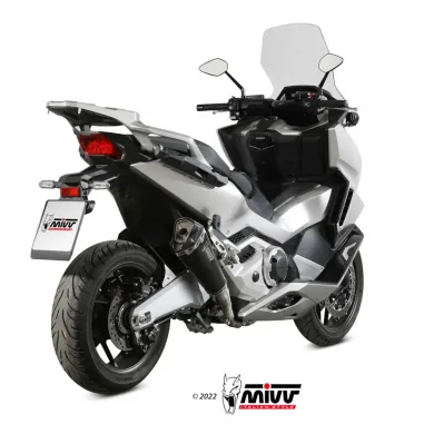 Mivv Honda Forza 750 Terminale Di Scarico Moto Delta Race Inox Nero Omologato
