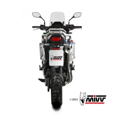 Mivv Honda Transalp 750 Terminale Di Scarico Moto Marmitta Dakar Inox Omologato