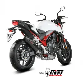Mivv Honda Hornet 750 CB Terminale Di Scarico Moto Marmitta Oval Carbon Cap Omologato 2