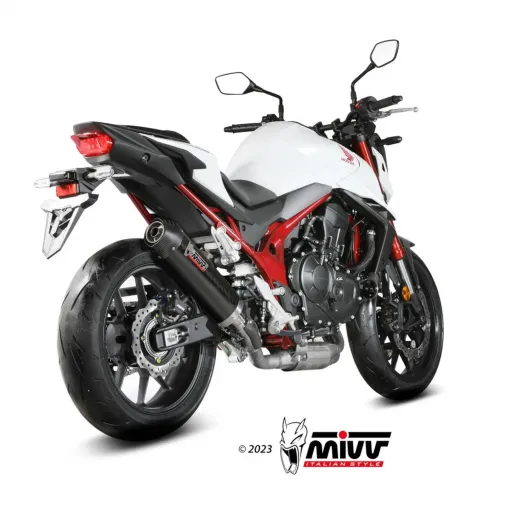 Mivv Honda Hornet 750 CB Terminale Di Scarico Moto Marmitta Oval Carbon Cap Omologato