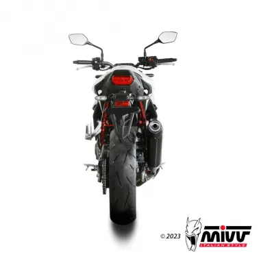Mivv Honda Hornet 750 CB Terminale Di Scarico Moto Marmitta Oval Carbon Cap Omologato