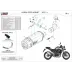 Mivv Honda Hornet 750 CB Terminale Di Scarico Moto Marmitta SR-1 Inox Nero Omologato