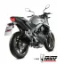 Mivv Honda Hornet 750 CB Terminale Di Scarico Moto Marmitta SR-1 Inox Nero Omologato