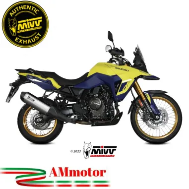 Mivv Suzuki V-Strom 800 DE Terminale Di Scarico Moto Marmitta Speed Edge Inox Omologato