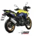 Mivv Suzuki V-Strom 800 DE Terminale Di Scarico Moto Marmitta Speed Edge Inox Omologato