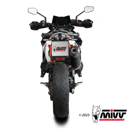Mivv Ktm 890 SMT Terminale Di Scarico Moto Marmitta Oval Carbonio Cap Omologato