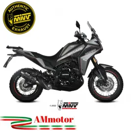 Mivv Moto Morini X-Cape 650 Terminale Di Scarico Marmitta Suono Inox Nero Omologato