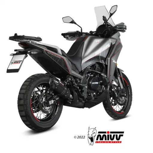 Mivv Moto Morini X-Cape 650 Terminale Di Scarico Marmitta Suono Inox Nero Omologato