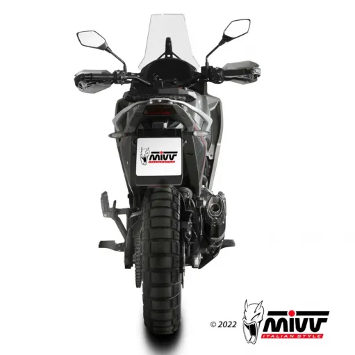 Mivv Moto Morini X-Cape 650 Terminale Di Scarico Marmitta Suono Inox Nero Omologato