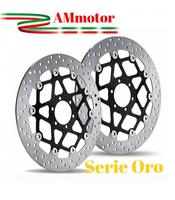 Dischi Freno Ktm Supermoto 990 08 - 2010 Brembo Serie Oro Anteriori Flottanti Coppia Moto