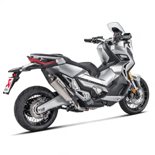 Akrapovic Honda X-Adv 750 Terminale Di Scarico Slip-On Line Titanio Moto Scooter Omologato