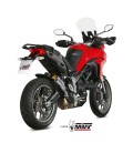 Mivv Ducati Multistrada 1200 Enduro Terminale Di Scarico Marmitta Double Gun Inox Moto