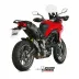 Mivv Ducati Multistrada 1200 Enduro Terminale Di Scarico Marmitta Double Gun Inox Moto